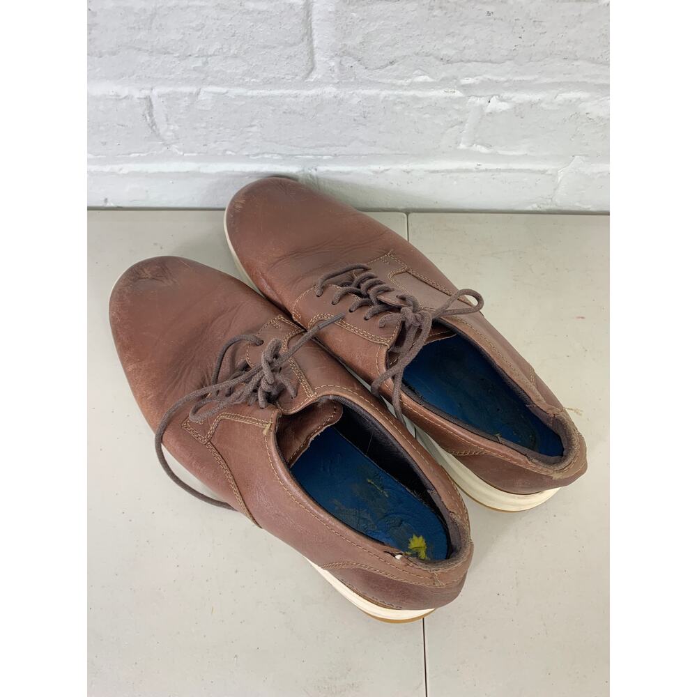 Cole Haan Men's Grand Atlantic Casual Oxford Shoes Smooth Leather Brown Size 11 - Picture 4 of 12